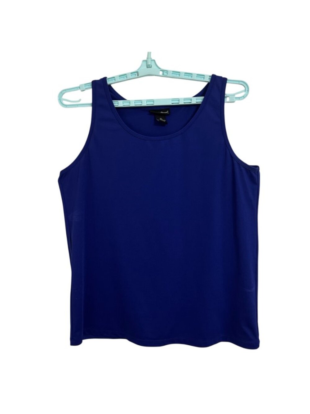 Maggie Barnes Womens Tank Top 0X 16W Royal Blue Capsule Preppy Academia - Picture 2 of 7
